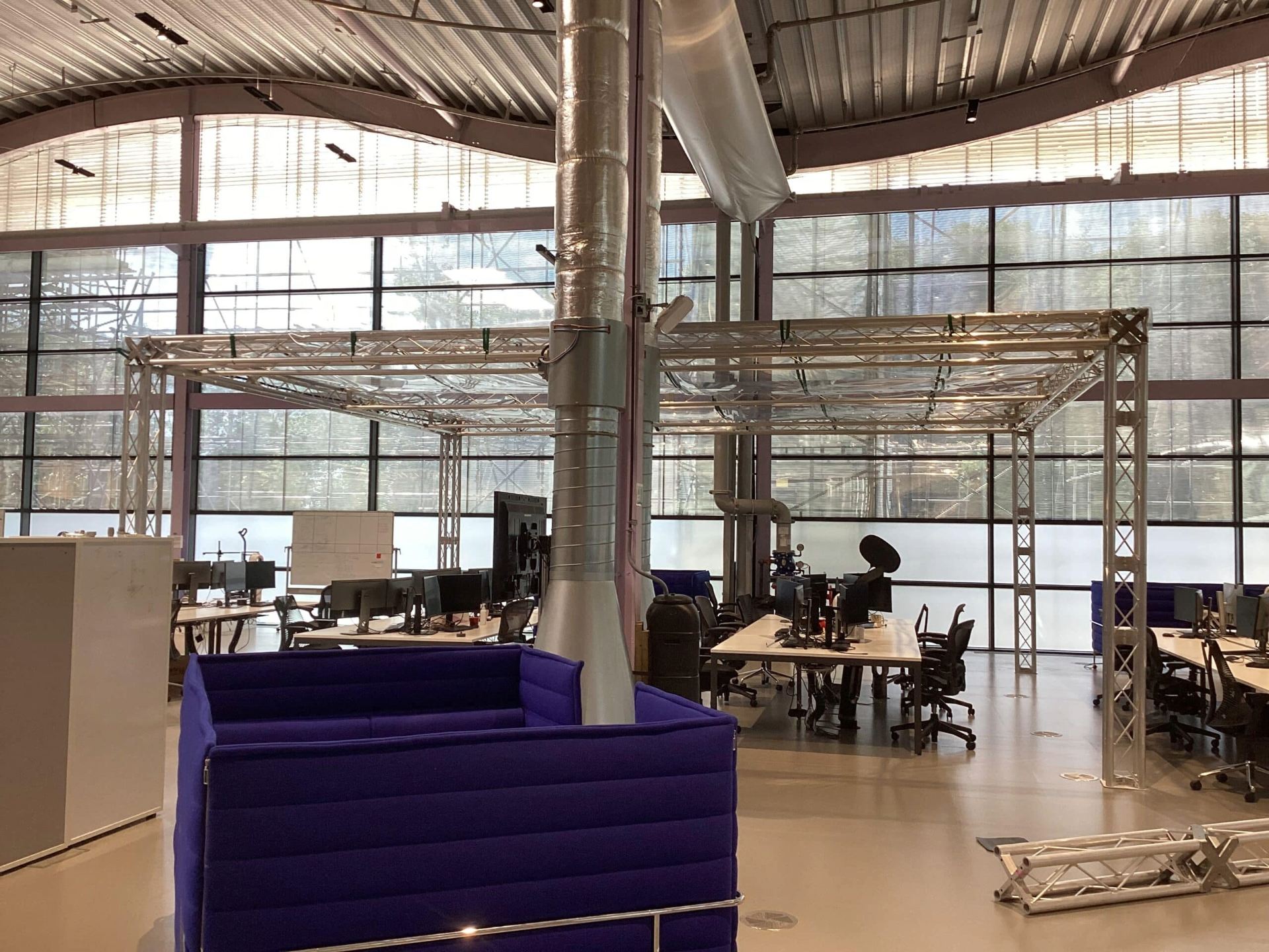 Internal picture of Dyson offices.